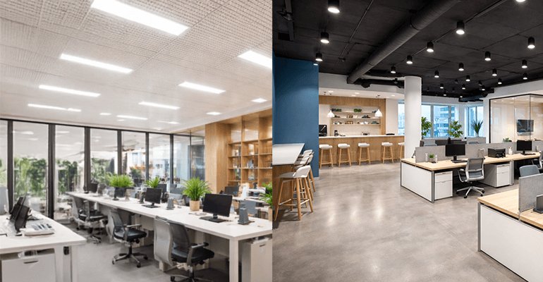 Éclairage intérieur et commercial