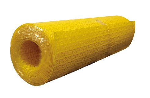 Uncoupling self-adhesive membrane for floor heating cable